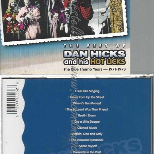 CD--DAN HICKS | --RETURN TO HICKSVILLE: