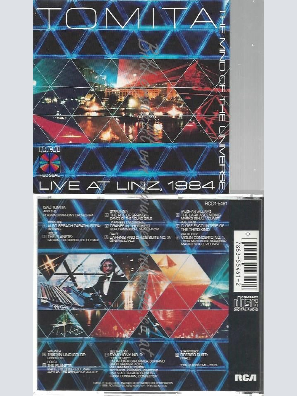 CD--TOMITA--TOMITA: LIVE AT LINZ : THE MIND OF THE UNIVERSE