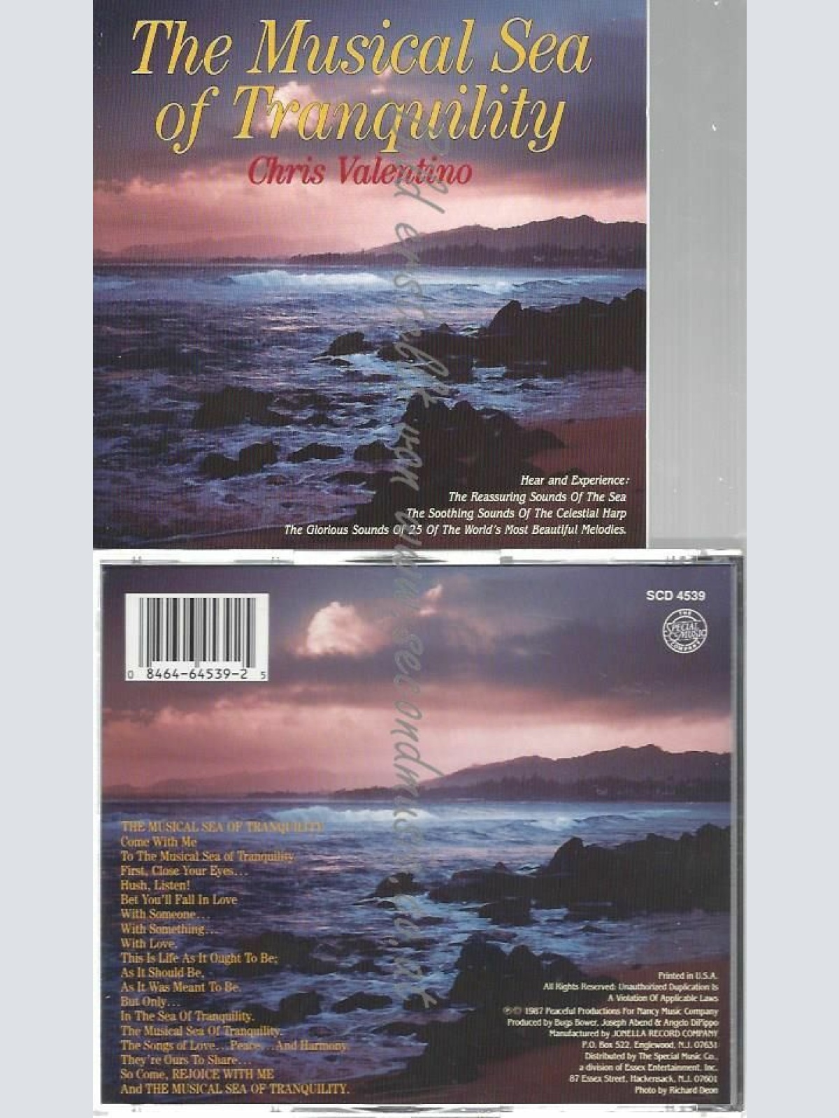CD--CHRIS VALENTINO | --MUSICAL SEA OF TRANQUILITY