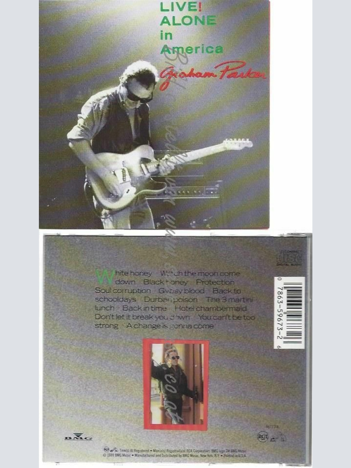 CD--GRAHAM PARKER | --LIVE ALONE IN AMERICA