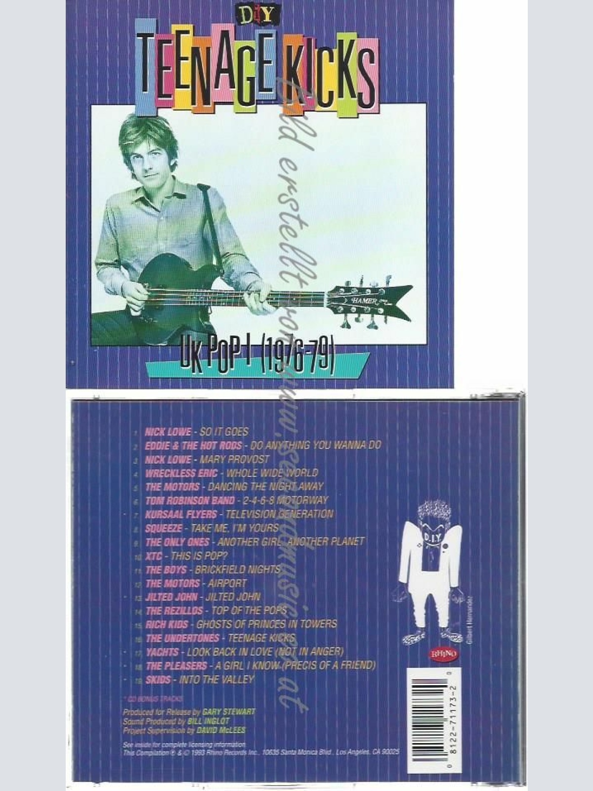 CD--DIVERSE (POP,INTERNAT.) | --UK POP V.1 1976-79(TEENAGE KICK)