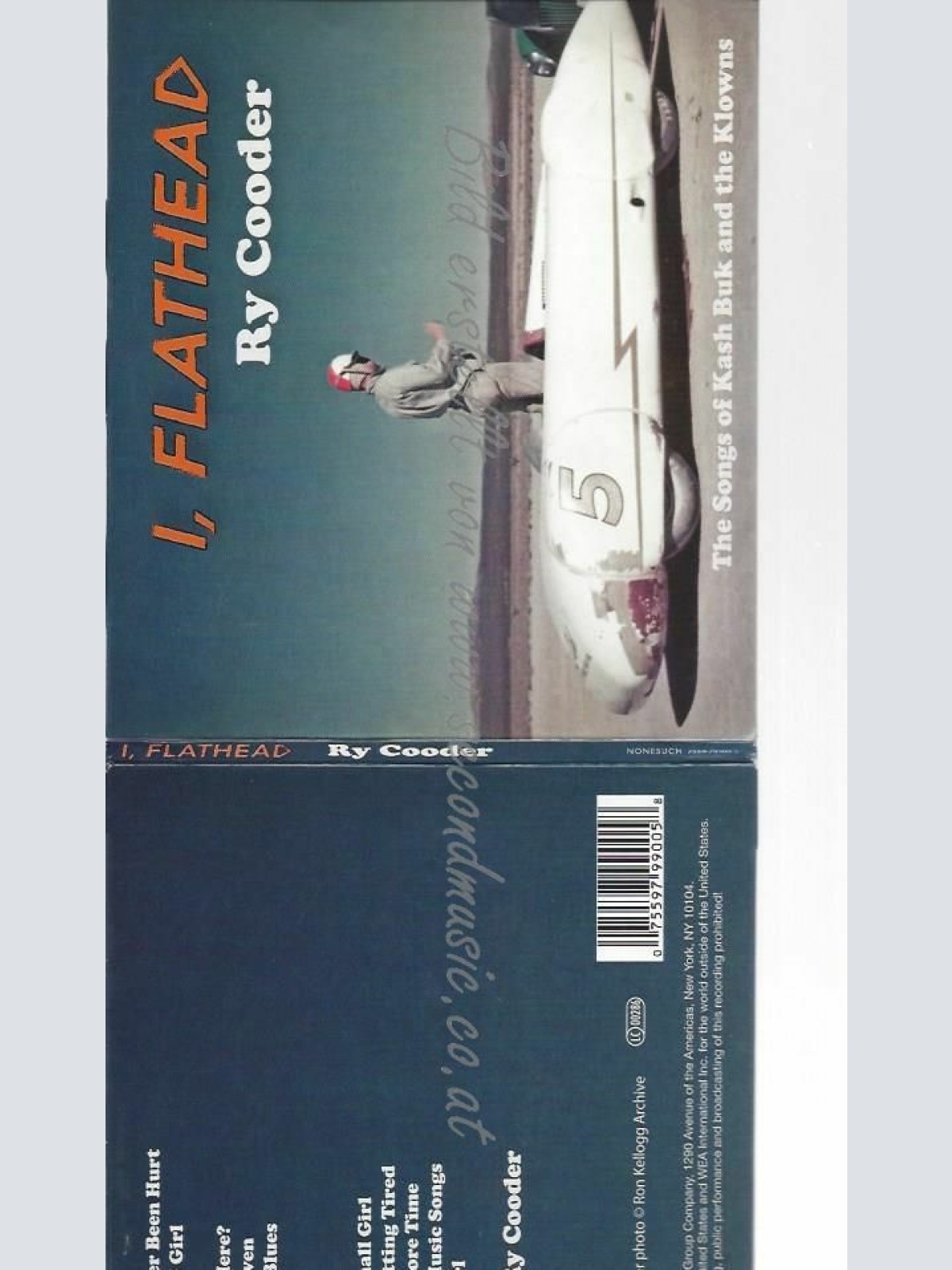 CD--RY COODER | --I,FLATHEAD