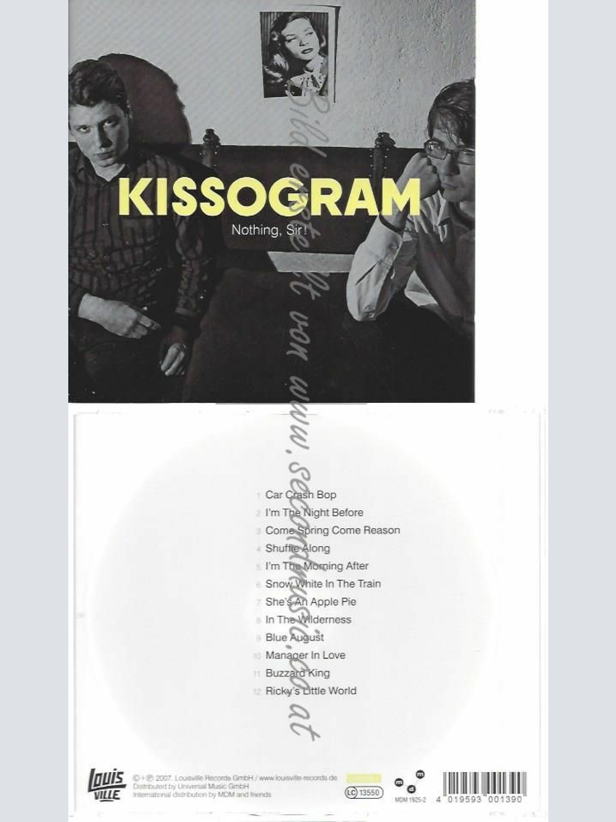 CD--KISSOGRAM | --NOTHING,SIR!