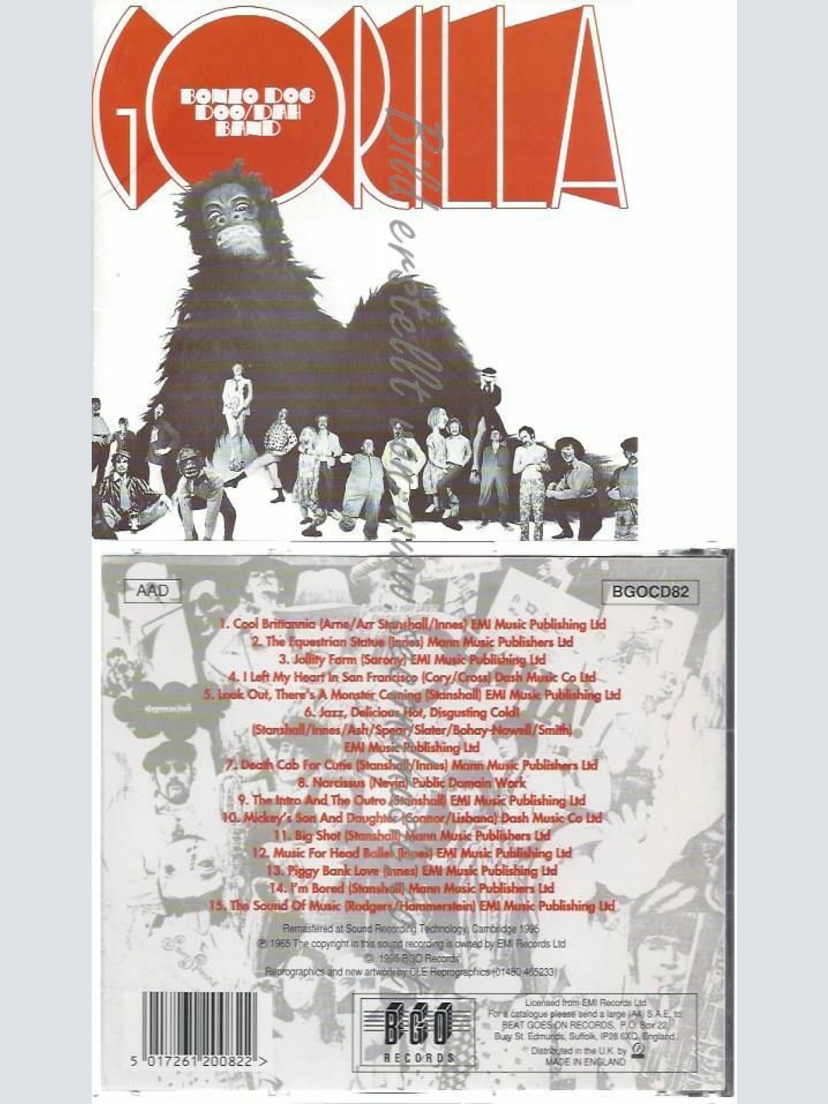 CD--BONZO DOG BAND  -GORILLA