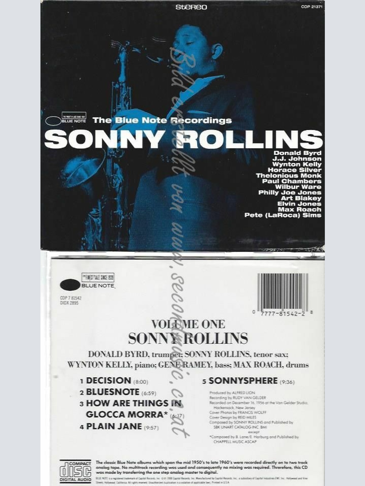 CD--SONNY ROLLINS | --COMPLETE BLUE NOTE RECORDINGS