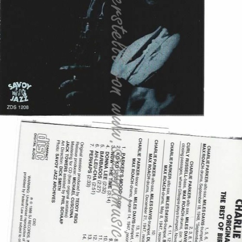 CD--CHARLIE PARKER--BEST OF