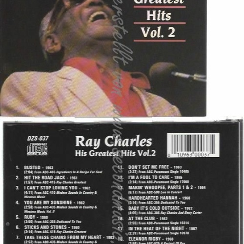 CD--RAY CHARLES | --GREATEST HITS VOL 2