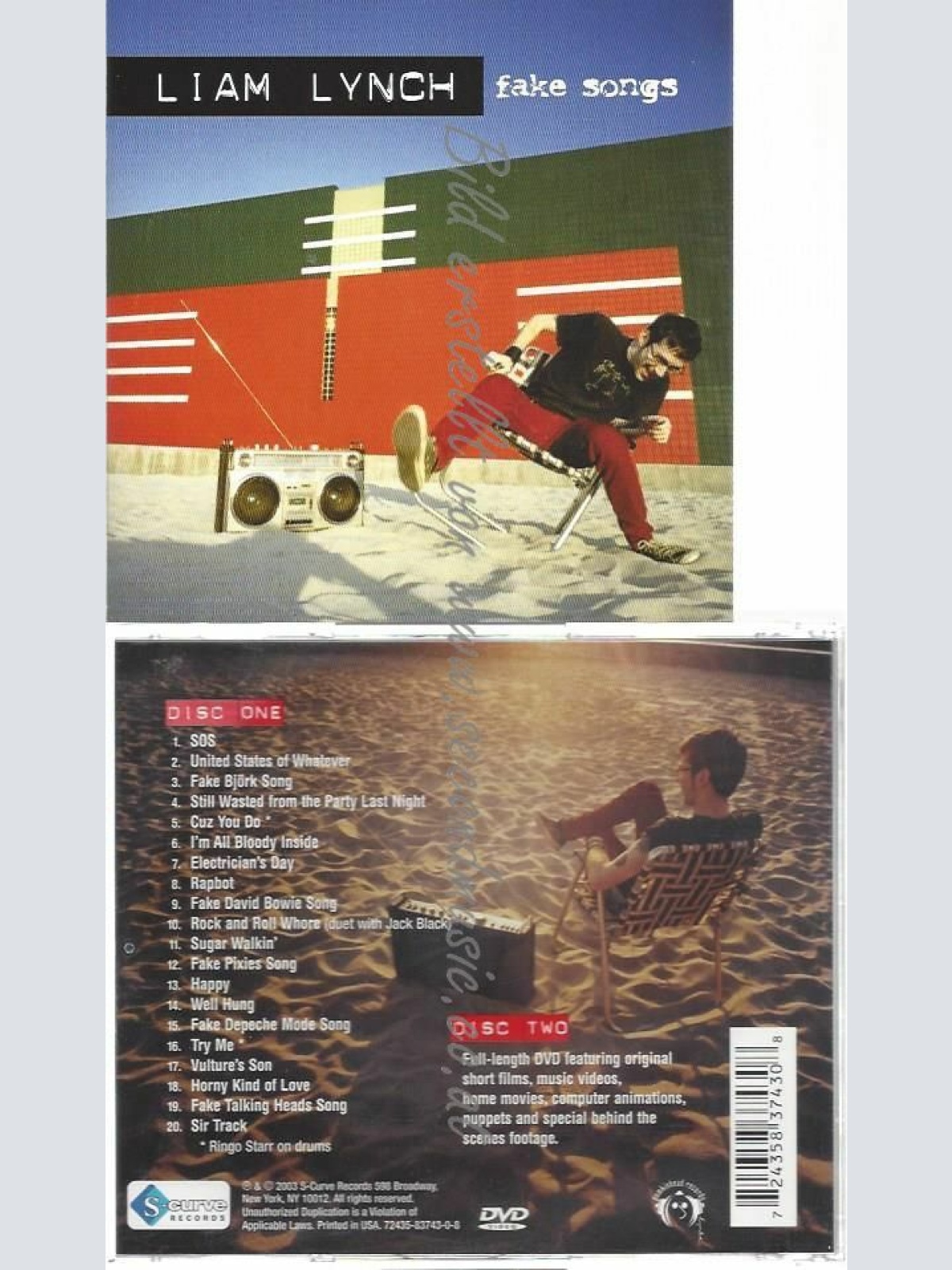 CD--LIAM LYNCH | --FAKE SONGS [CD+DVD]