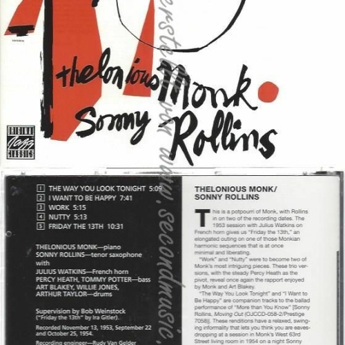 CD--.ROLLINS/ SONNY ROLLINS UND THELONIOUS MONK | --T.MONK