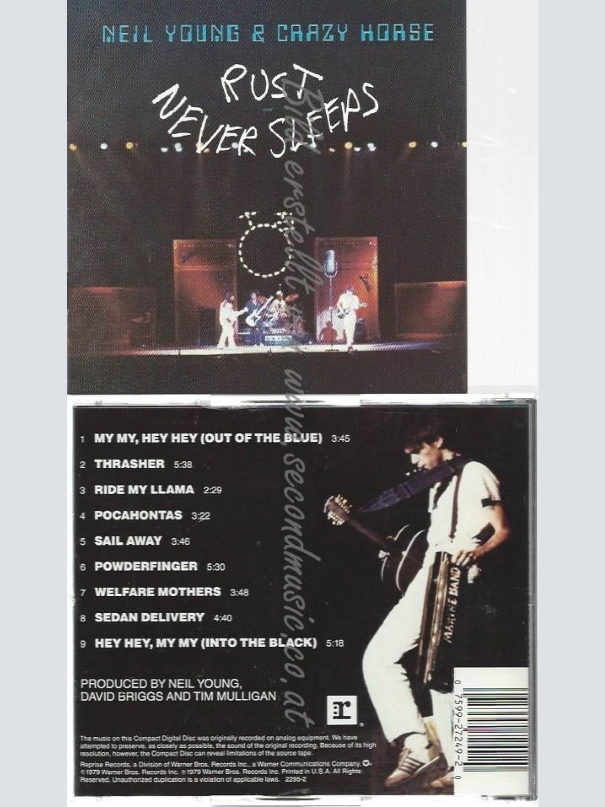 CD--NEIL YOUNG UND CRAZY HORSE | --RUST NEVER SLEEPS