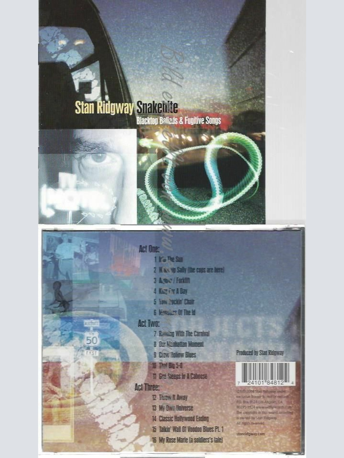 CD--STAN RIDGWAY | --SNAKEBITE