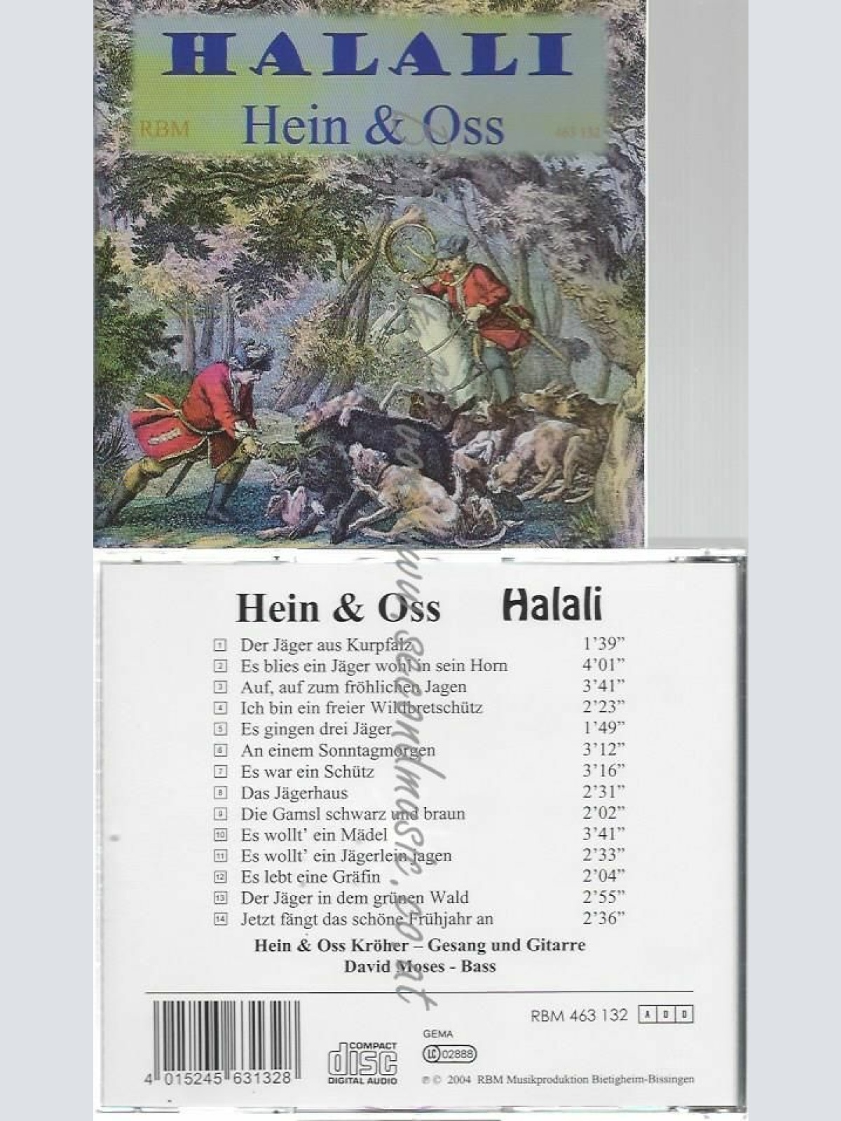 CD--HEIN & OSS, HEINRICH KRÖHER, ET AL. | --HALALI