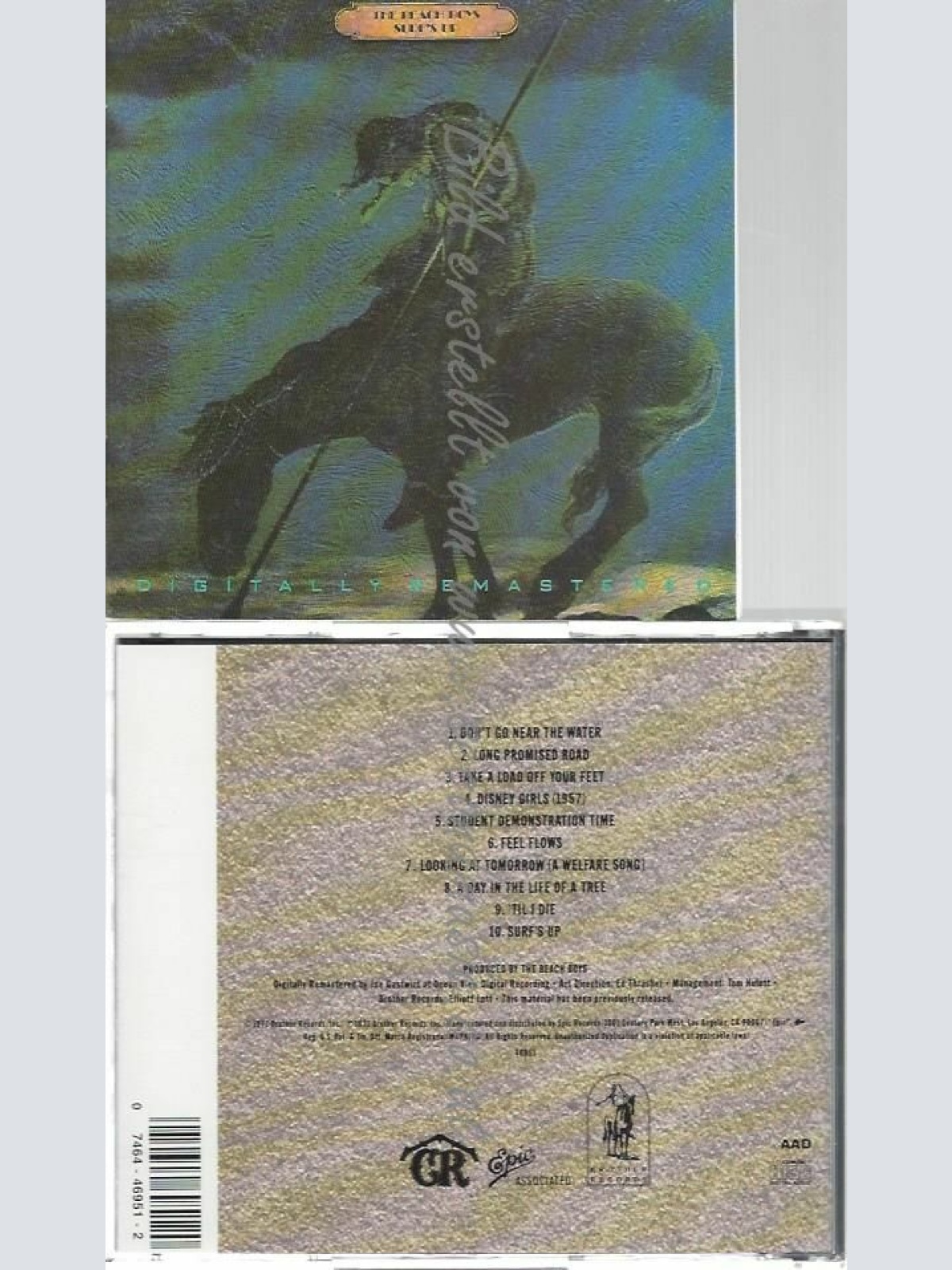 CD--THE BEACH BOYS UND DAVID THOMAS | --SURFS UP