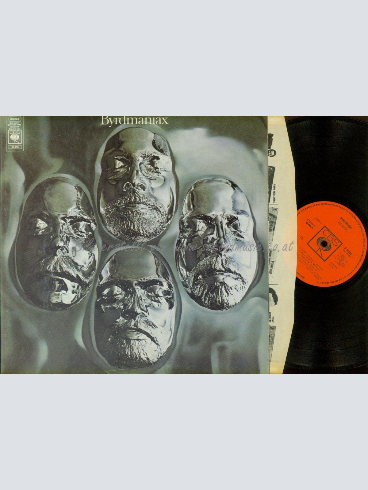 LP --  The Byrds  Byrdmaniax  / FOC // UK 64389 // OIS