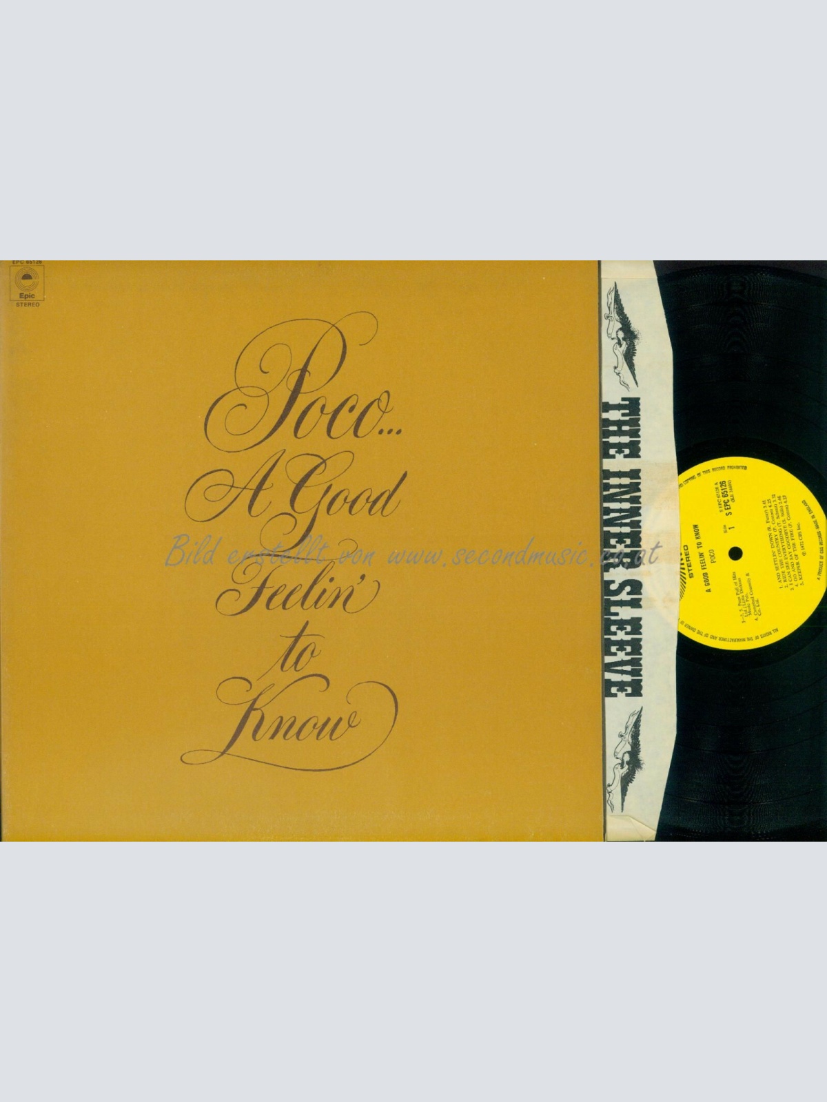 LP - Poco  – A Good Feelin' To Know // FOC // UK // OIS // EPC65126