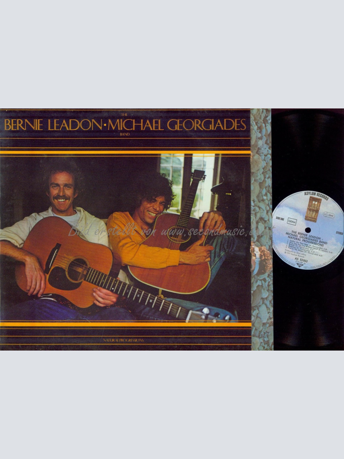 LP -The Bernie Leadon  Michael Georgiades Band Natural Progressions /DE