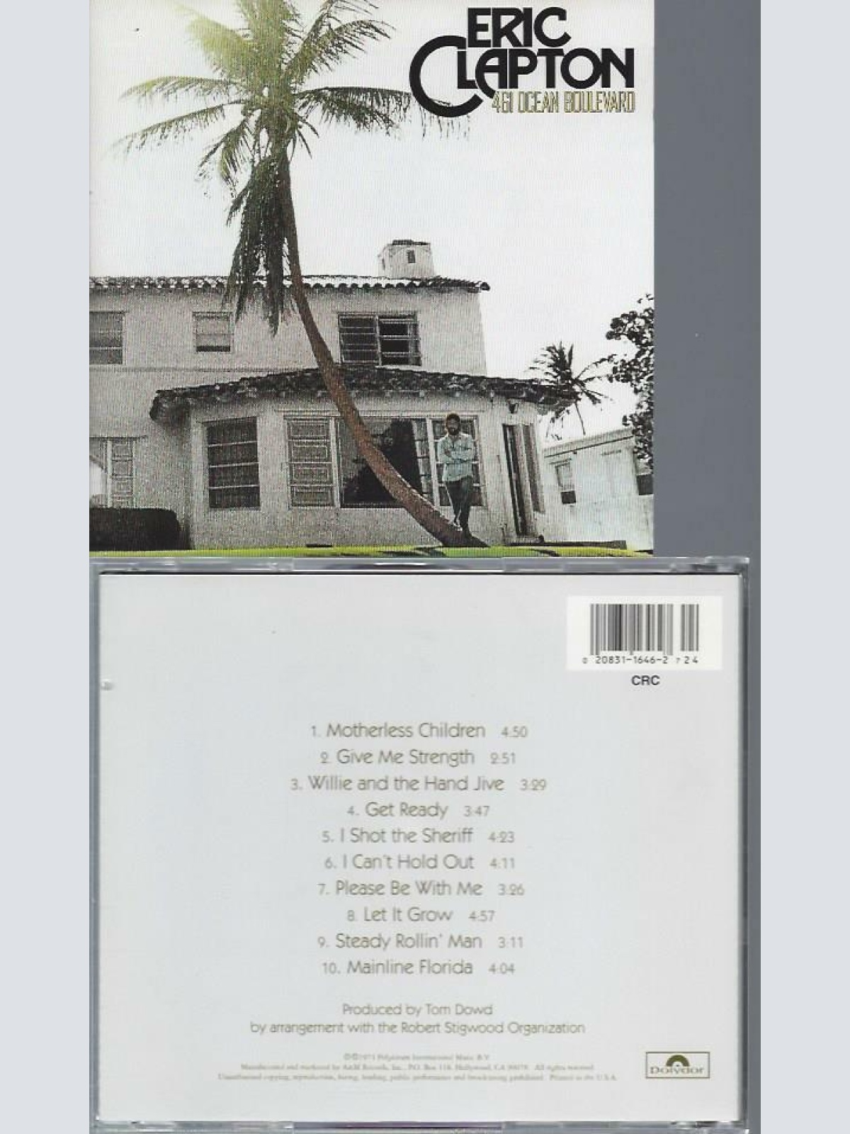 CD- - Eric Clapton 461 Ocean Boulevard / US