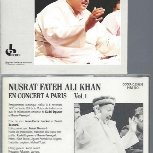 CD- Nusrat Fateh Ali Khan en Concert a Paris 1