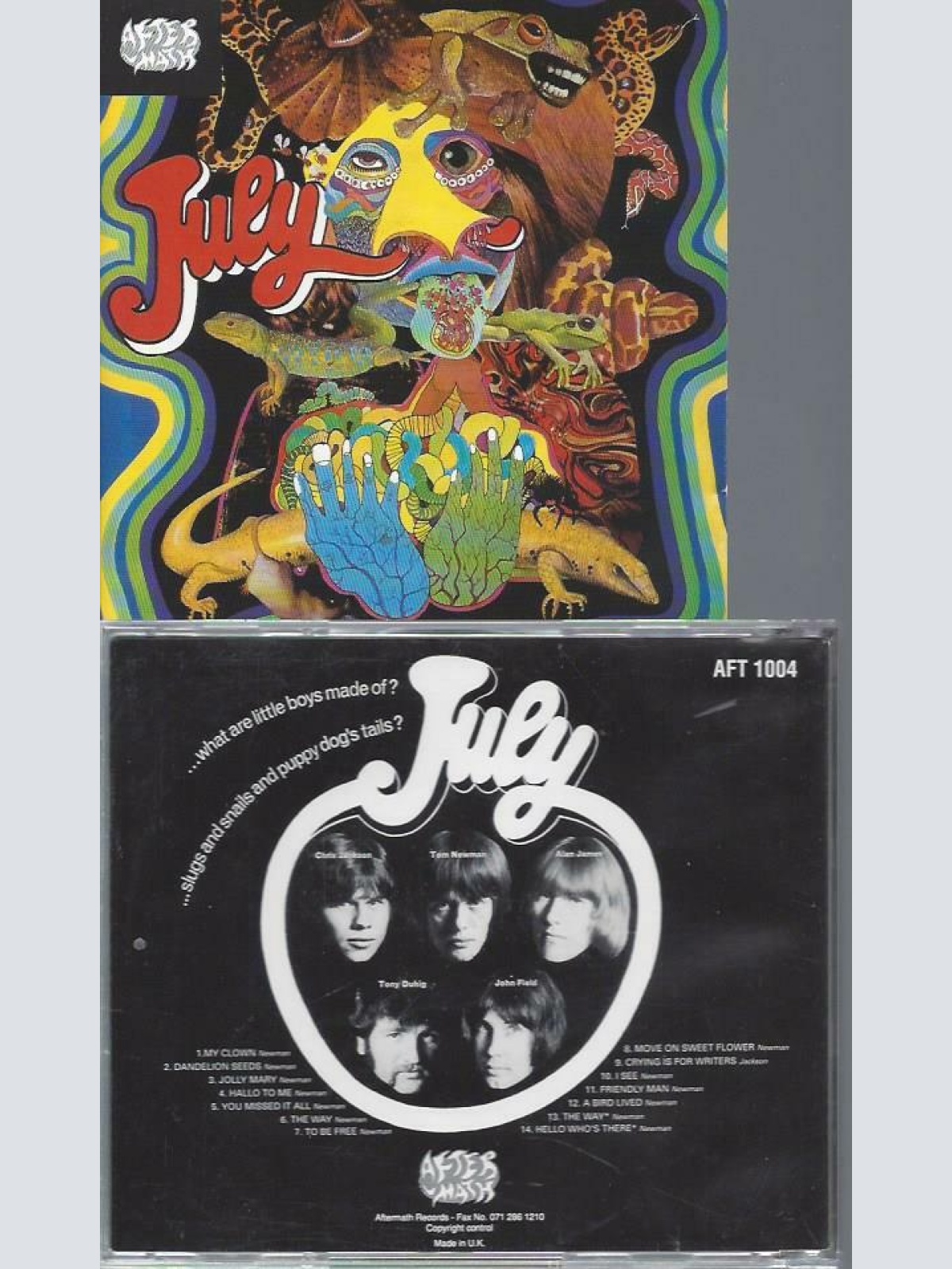 CD- July  Aftermath records AFT1004