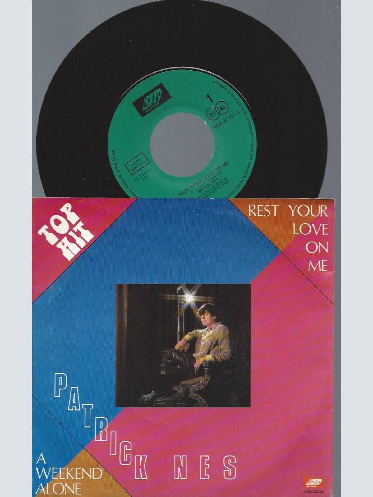 7"   Patrick Nes  Rest Your Love On Me  / mit Autogramm
