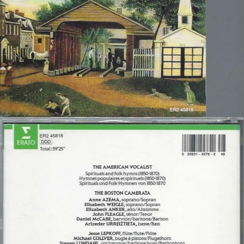 CD- The American Vocalist  The Boston Camerata Joel Cohen