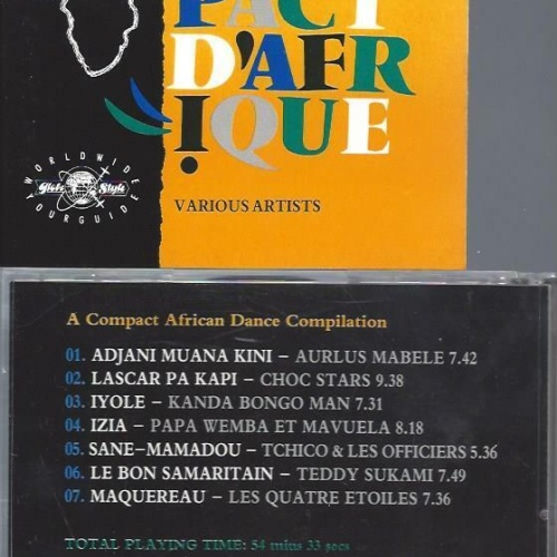 CD- Compact D'Afrique  CDORB 907