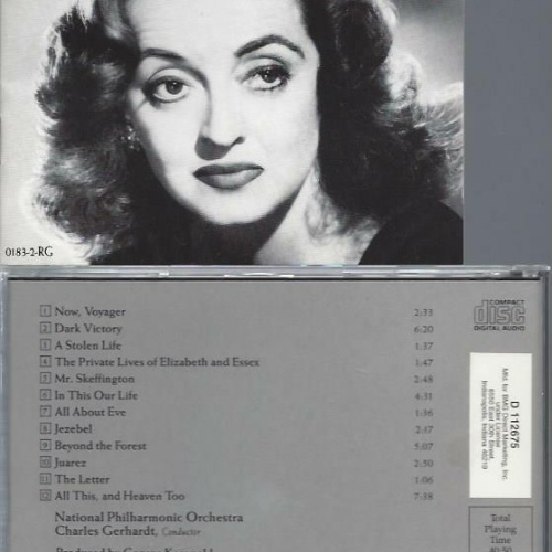 CD- Classic Film Scores for Bette Davis