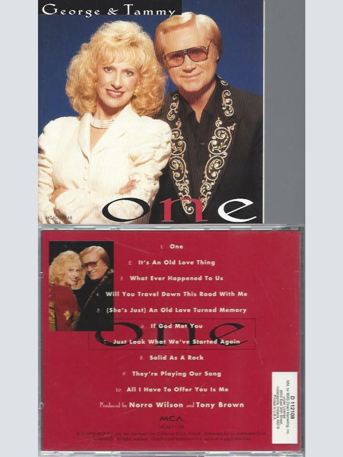 CD  --  George Jones & Tammy Wynette – One