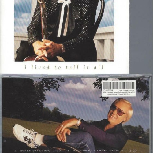 CD  -- George Jones   I Lived To Tell It All// USA