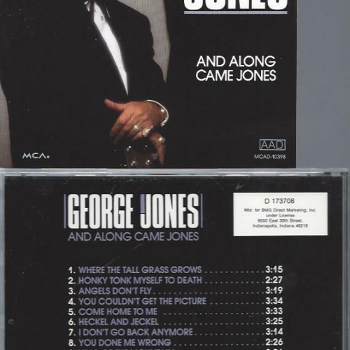 CD  -- George Jones    And Along Came Jones   // USA