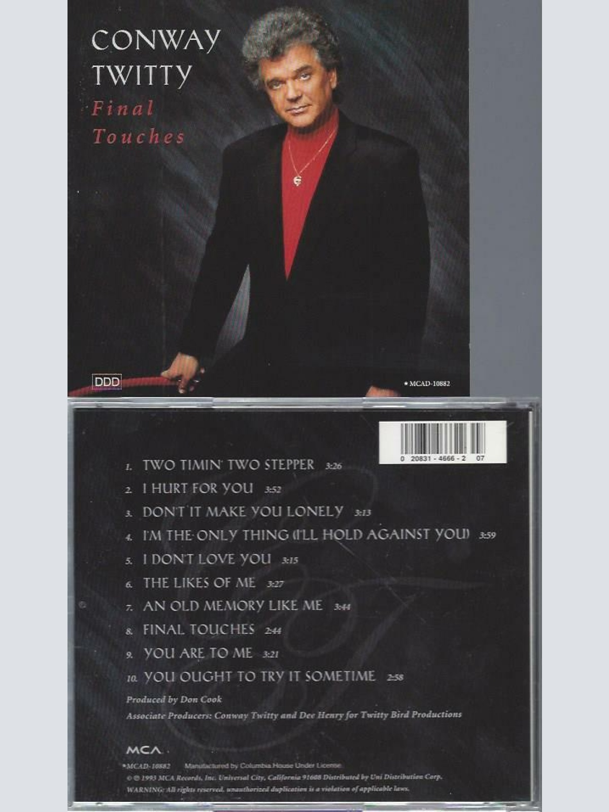CD  --Conway Twitty  Final Touches / USA