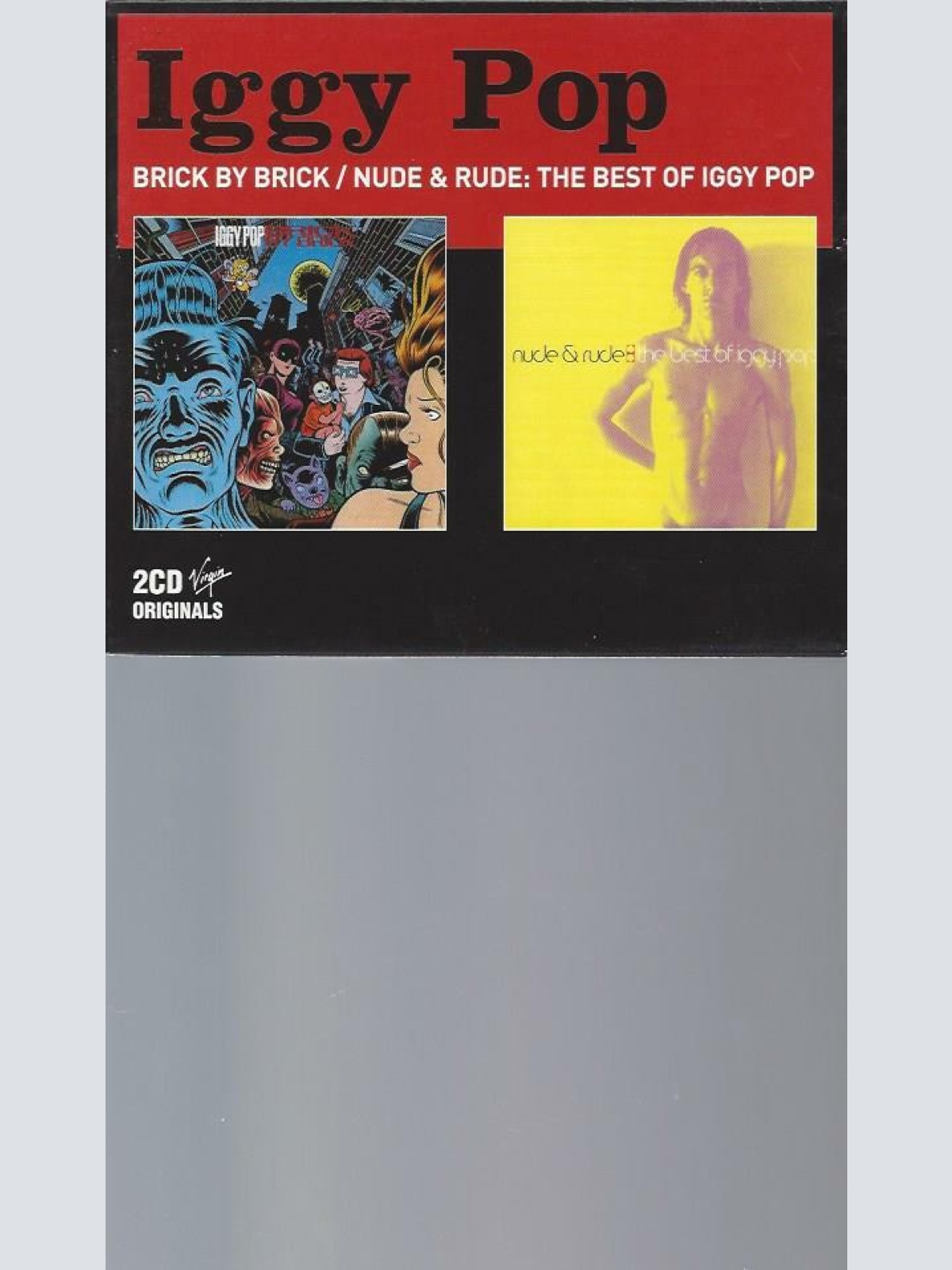 CD --  Iggy Pop  Brick By Brick / Nude & Rude: The Best Of Iggy Pop / 2 CD BOx