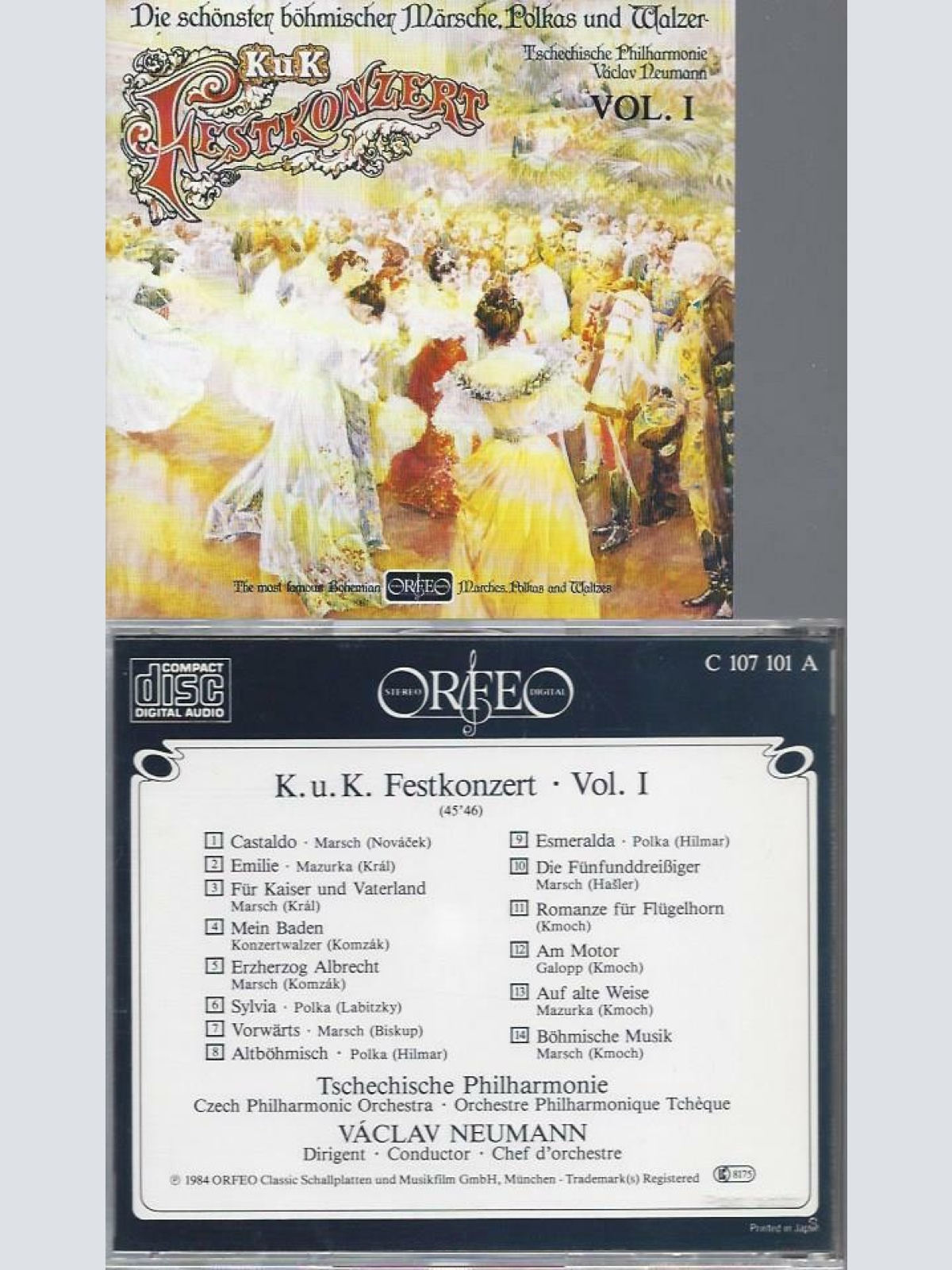 CD -Tschechische Philharmonie, Václav Neumann  K.u.K. Festkonzert Vol. I
