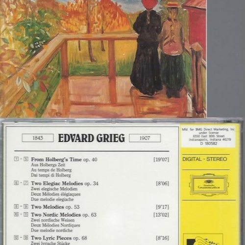 CD -Grieg*  Gothenburg Symphony Orchestra  Neeme Järvi  »Holberg Suite«  2