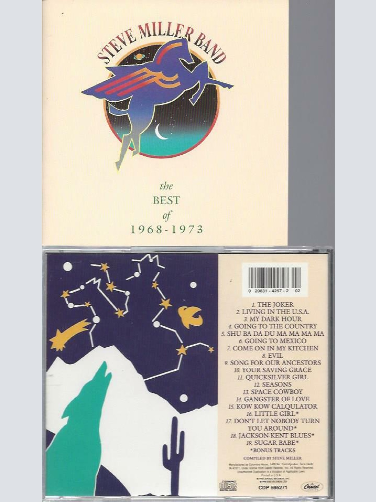 CD --  Steve Miller Band  The Best Of 1968-1973    // US