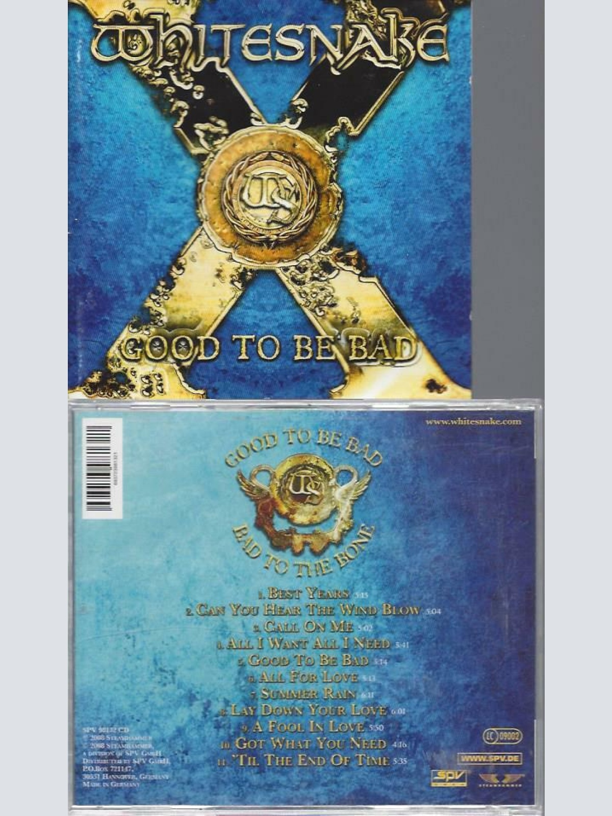 CD - Whitesnake Good to be Bad