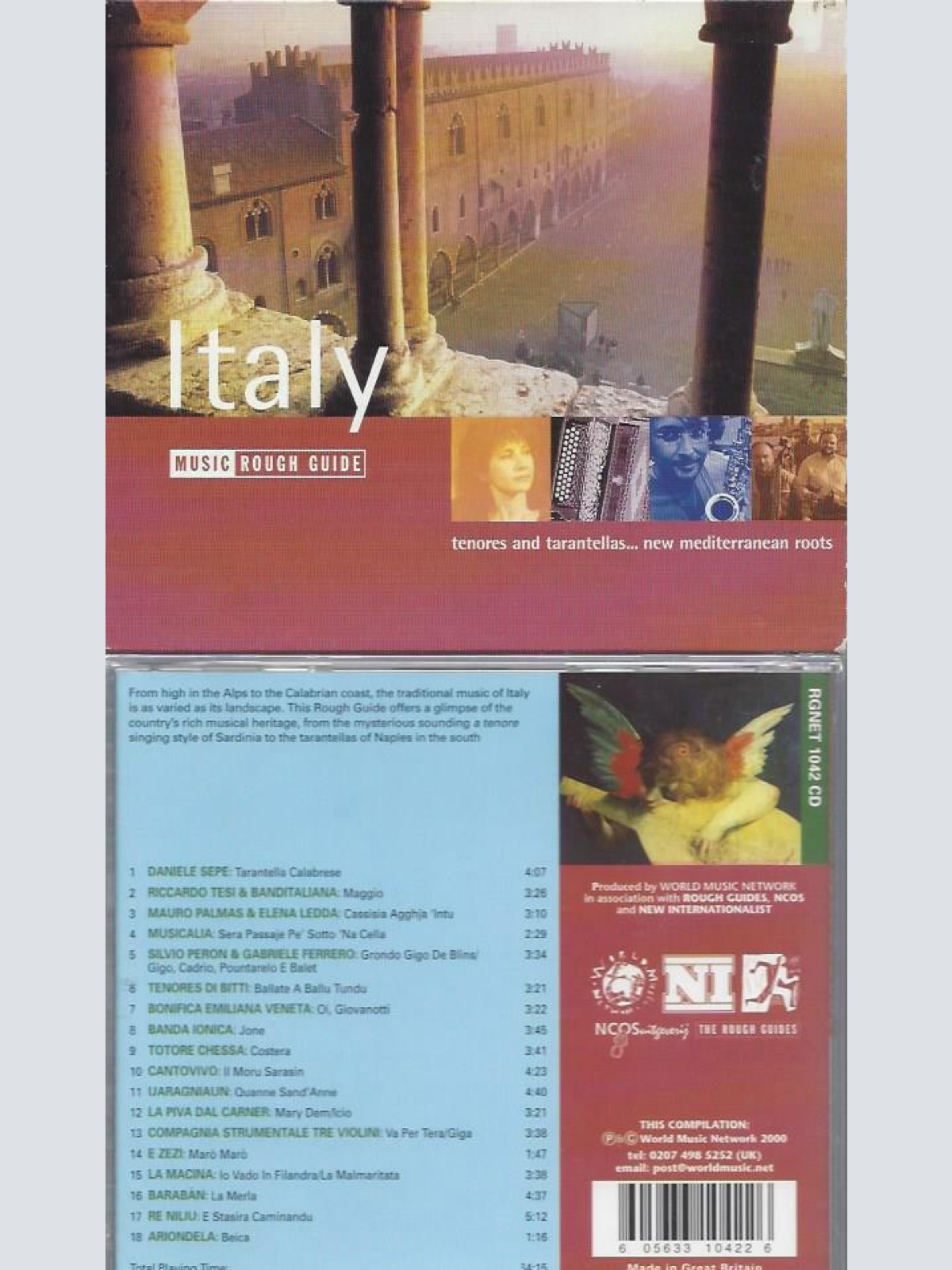 CD - The Rough Guide To The Music Of Italy