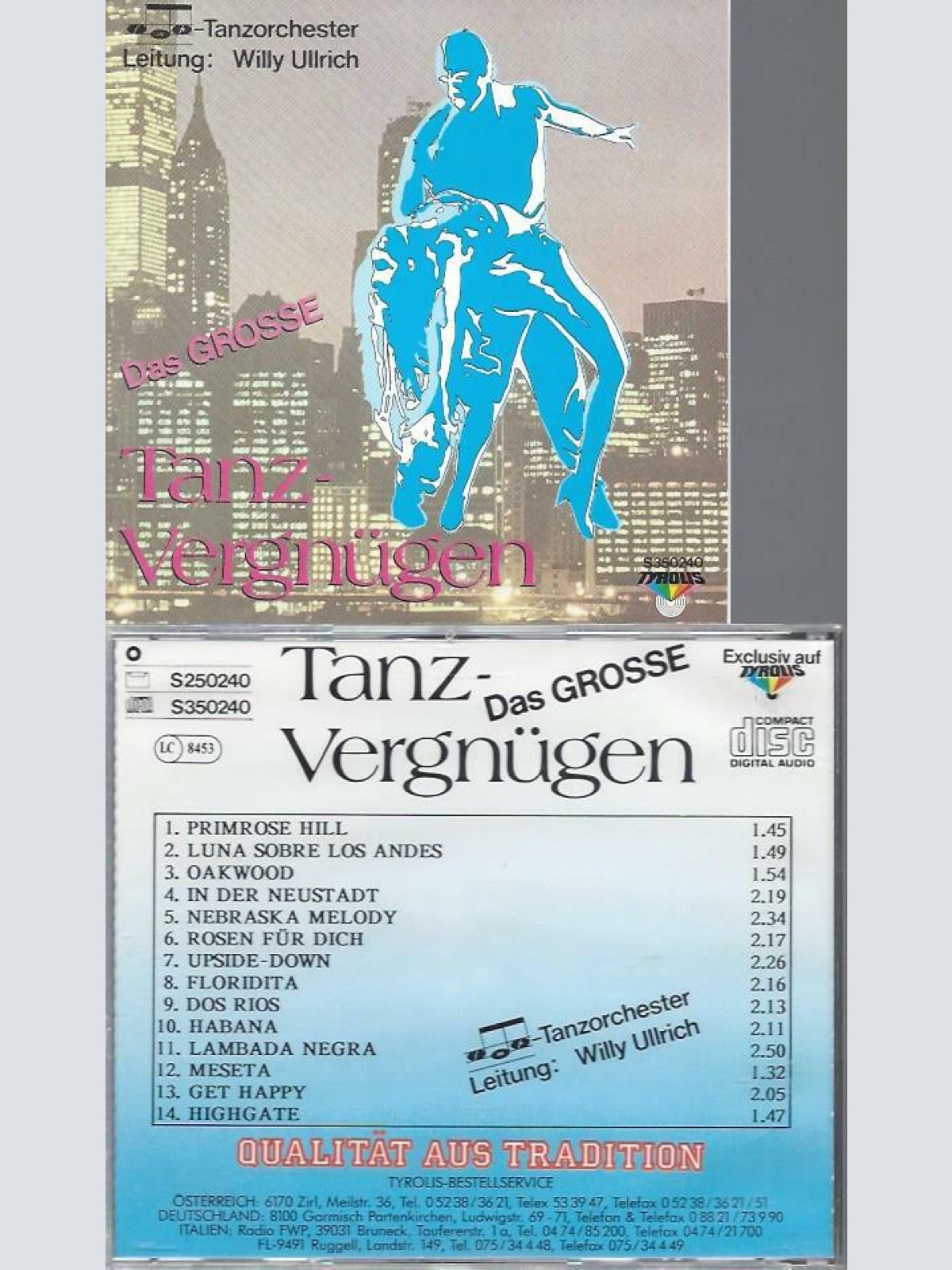 CD -- Willy Ullrich Tanzvergnügen