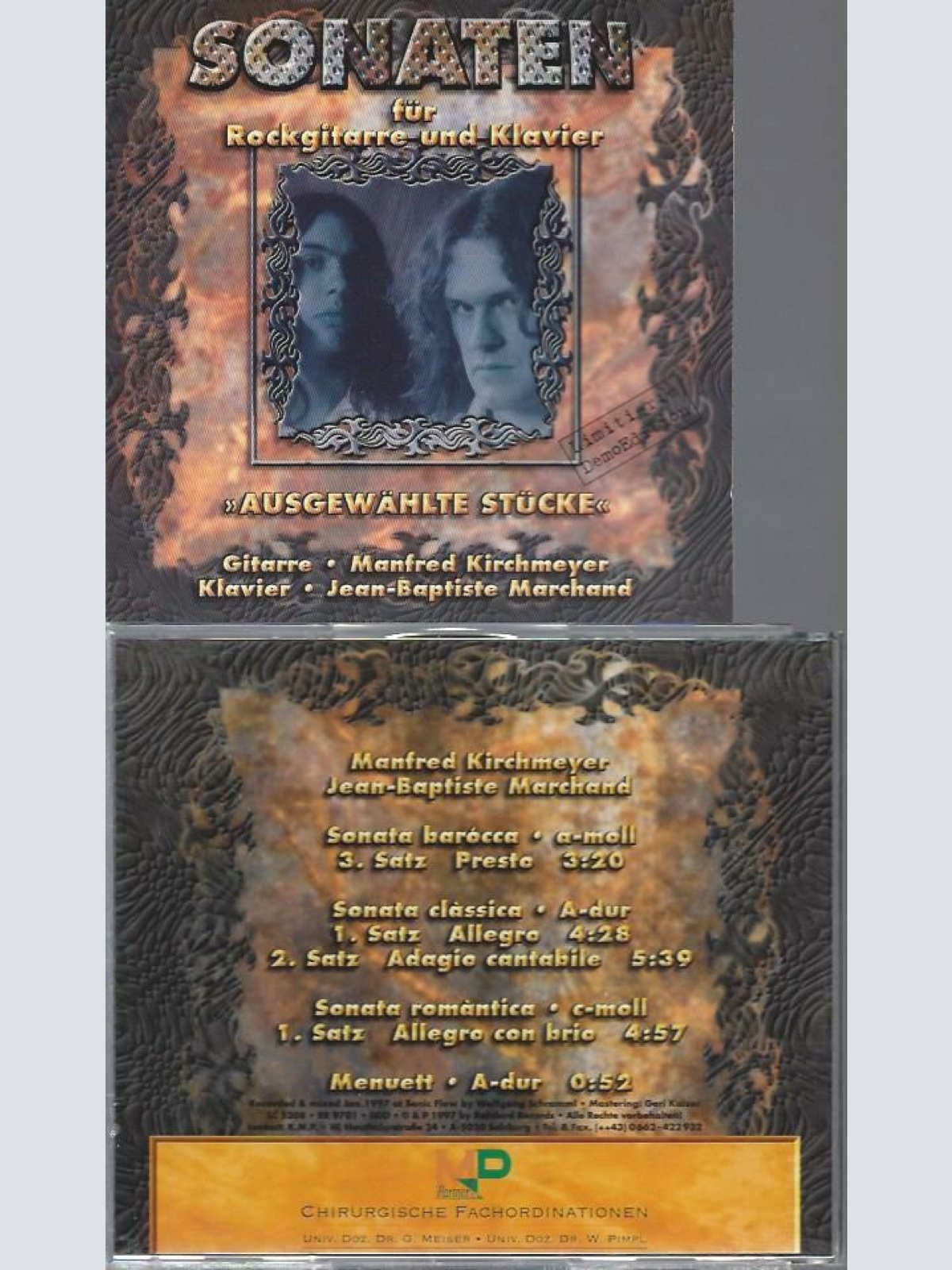 CD -Sonaten für Rockgitarre und Klavier