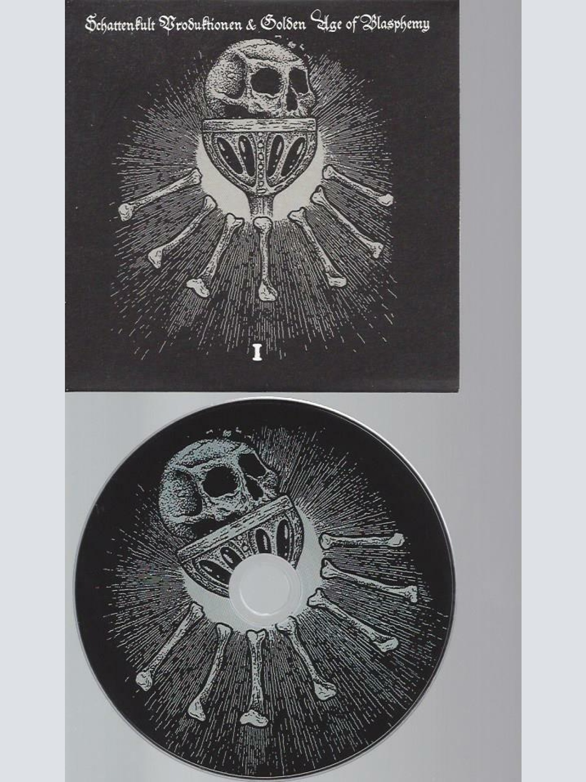 CD Schattenkult  Produktionen  Golden Age of Plasphemy// Cardsleeve