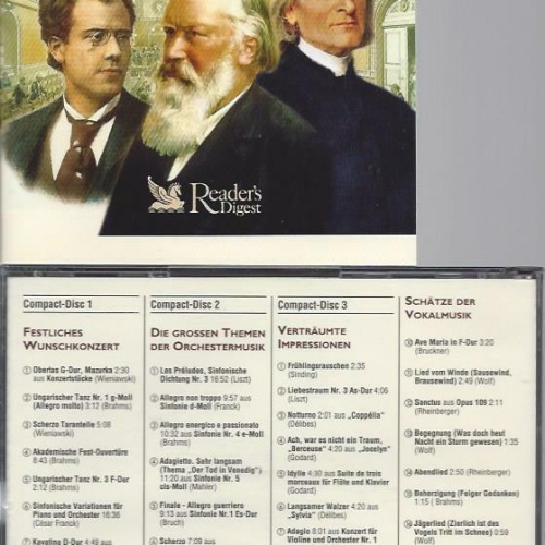 CD -Readers Digest Johannes Brahms und die Hochromantik