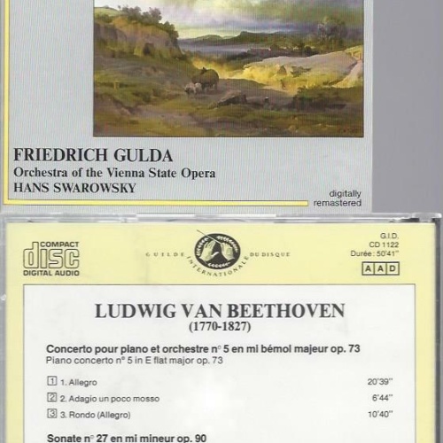 CD -Beethoven Friedrich Gulda Piano Concerto No 5