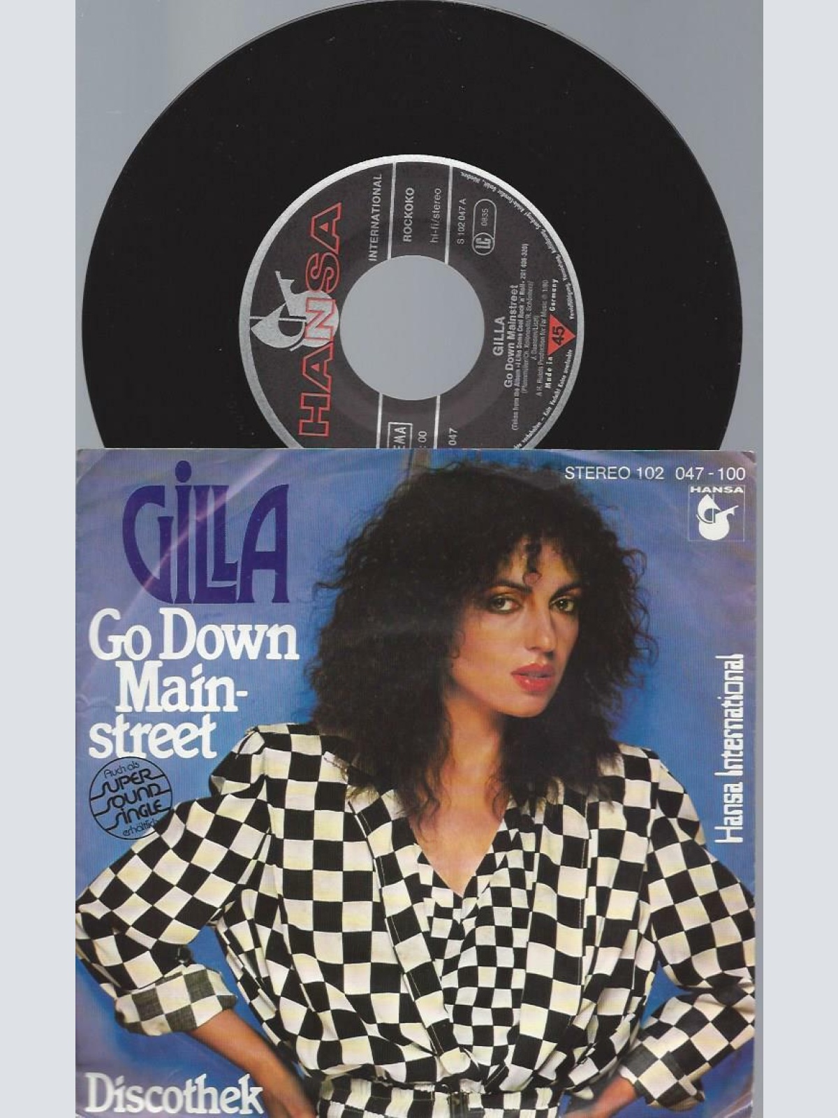 7"   Gilla  Go Down Mainstreet //