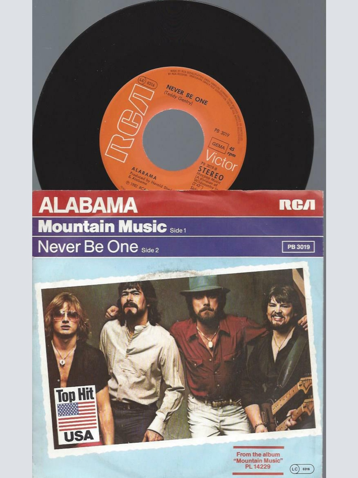 7"    Alabama  Mountain Music