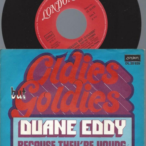 7"   Duane Eddy  Because They're Young / Yep