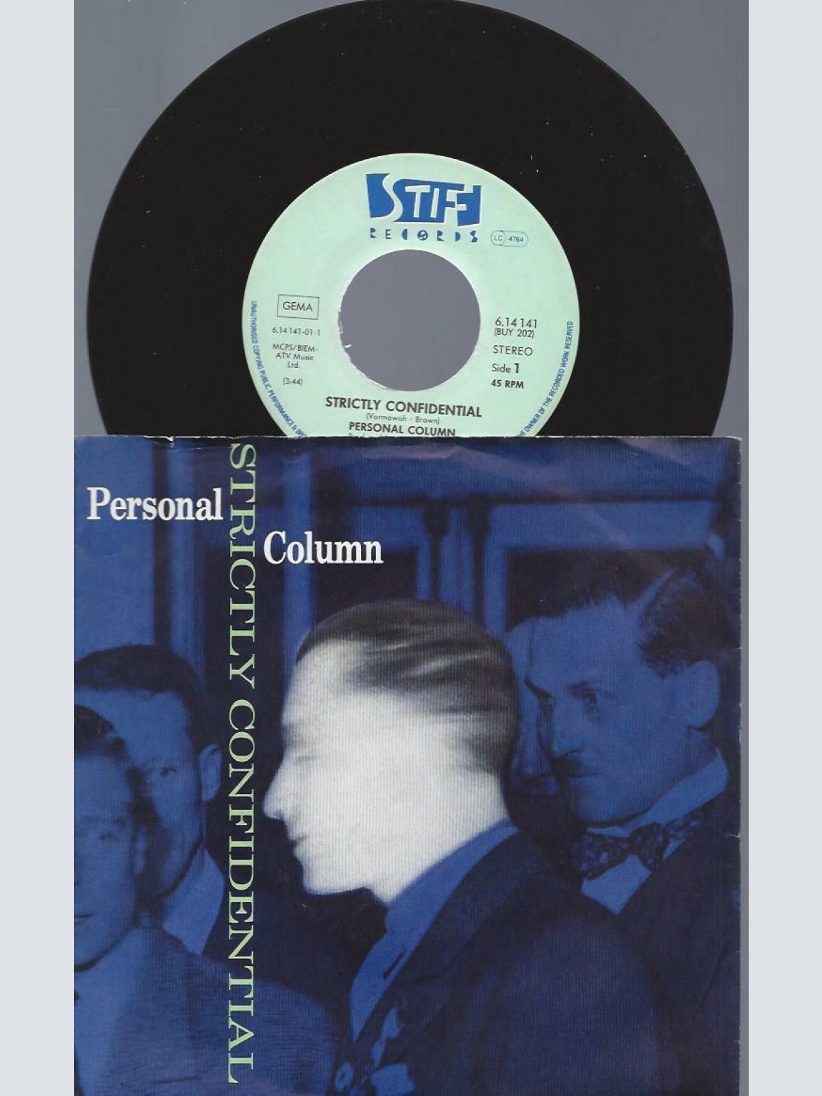 7"    Personal Column  Strictly Confidential