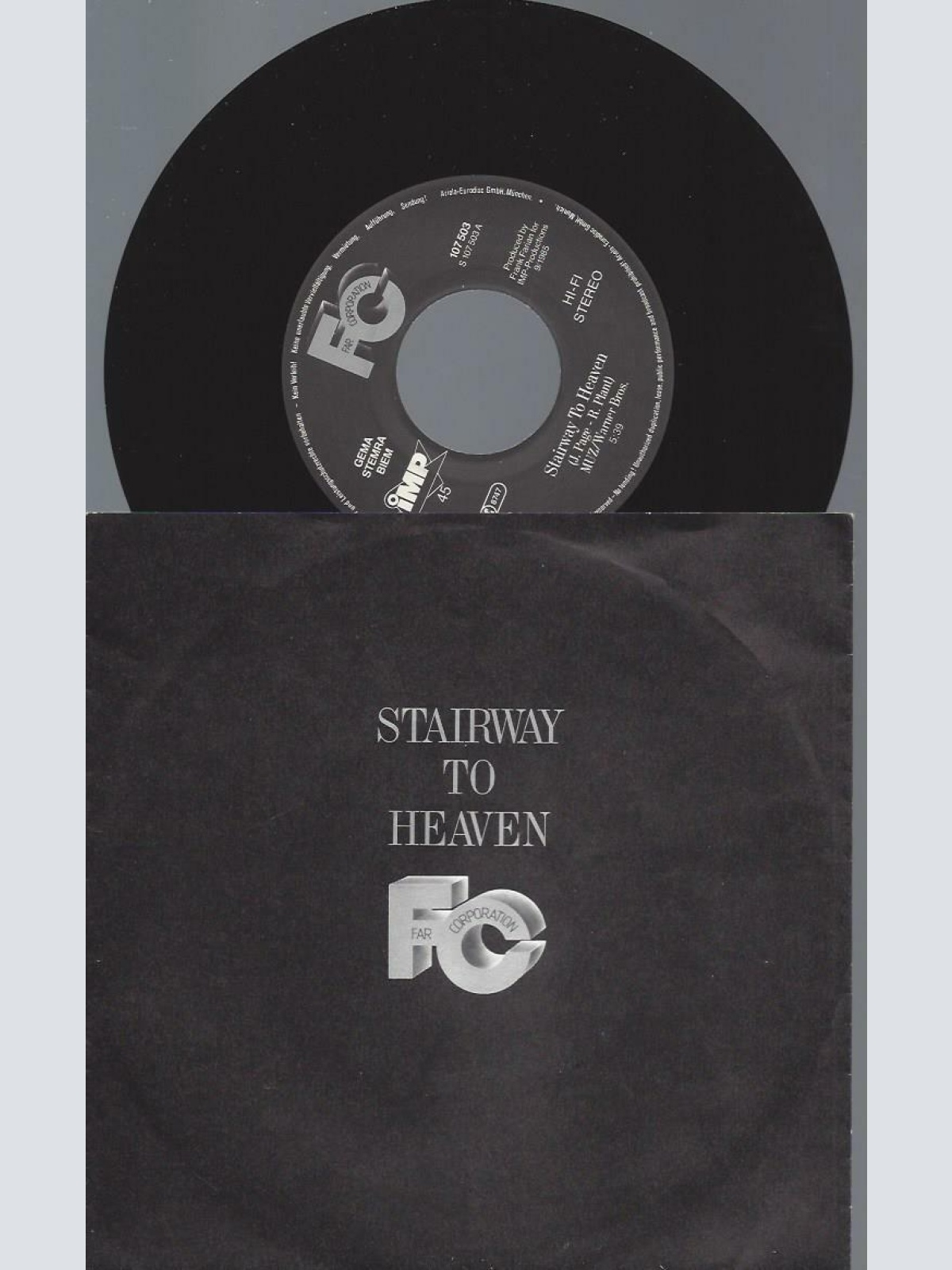 7"    Far Corporation  Stairway To Heaven