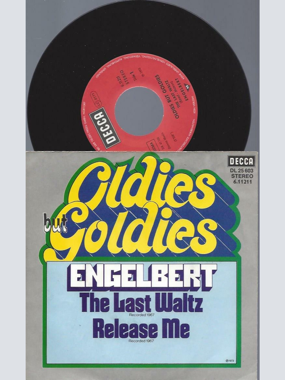 7"  Engelbert– The Last Waltz / Release Me