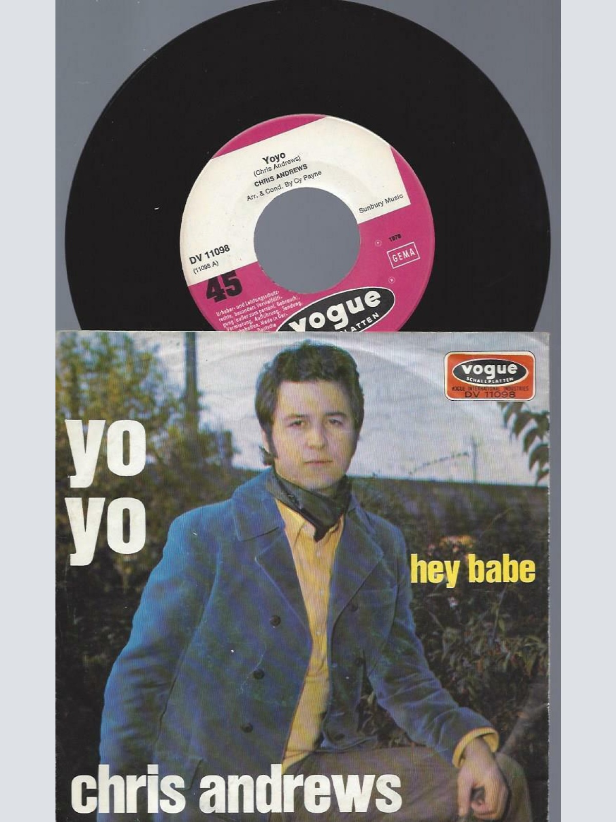 7"    Chris Andrews   Yo Yo