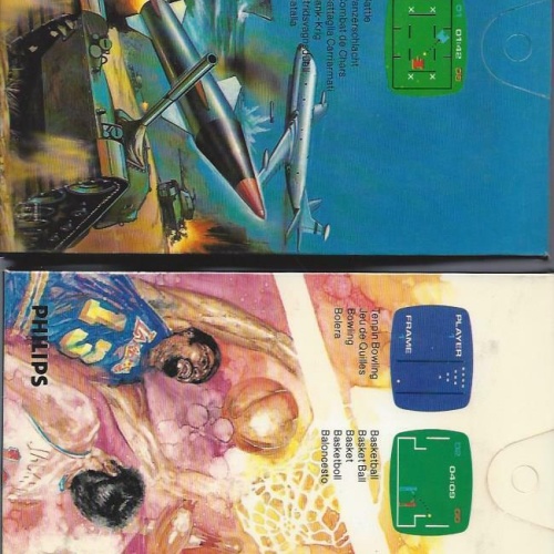 Philips Videopac G7000 // 9 Spiele  // NR: 16,1,14,15,6,4,2,10,11